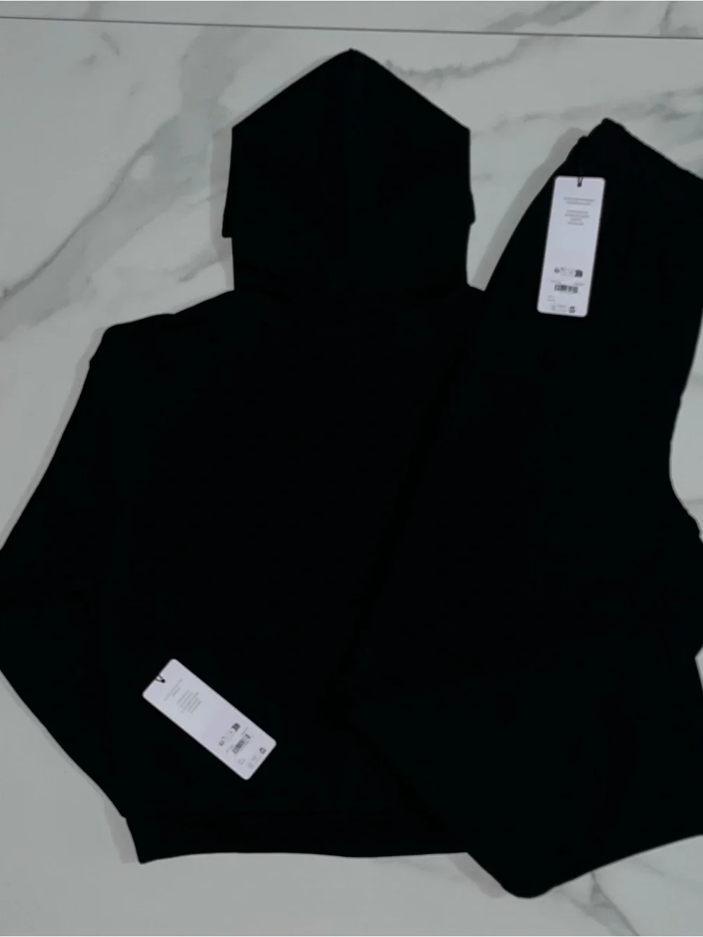 Alo Yoga Accolade Full Zip Hoodie & Sweatpants Set Black XS - Picture 2 of 13